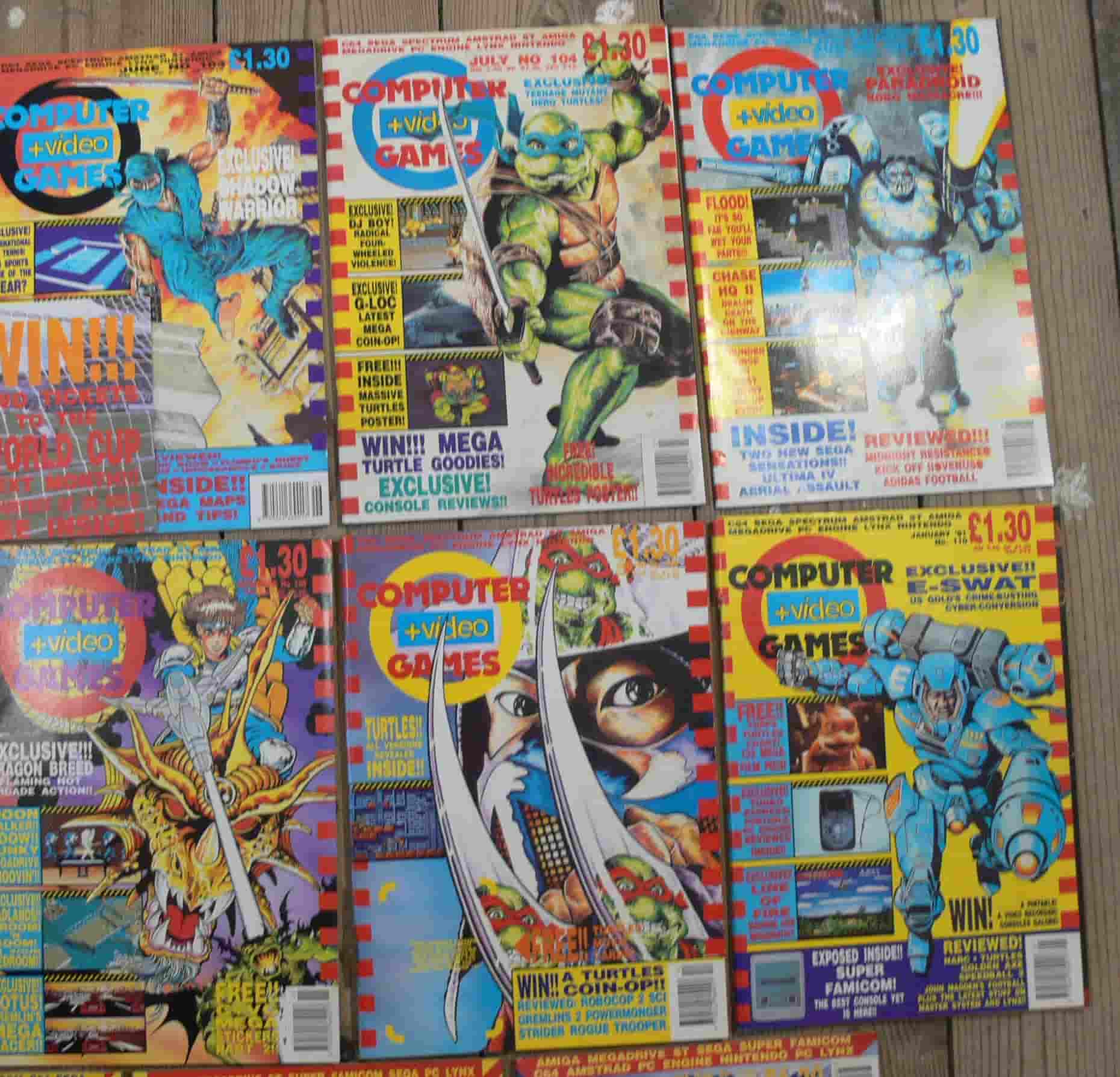 Retro 1989/90/91 Computer + Video Games Magazine
